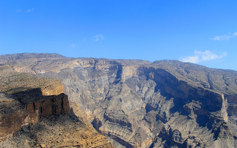 Jabal Shams Oman montagna agenzia viaggi