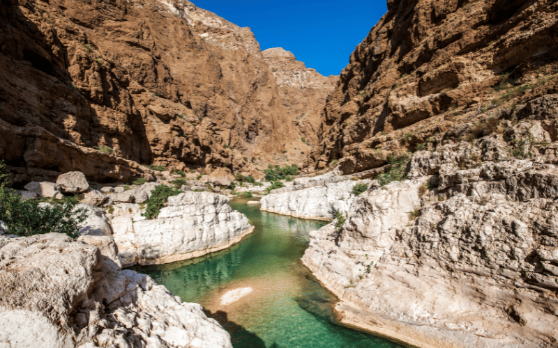 Wadi Shab oasi Oman agenzia viaggi