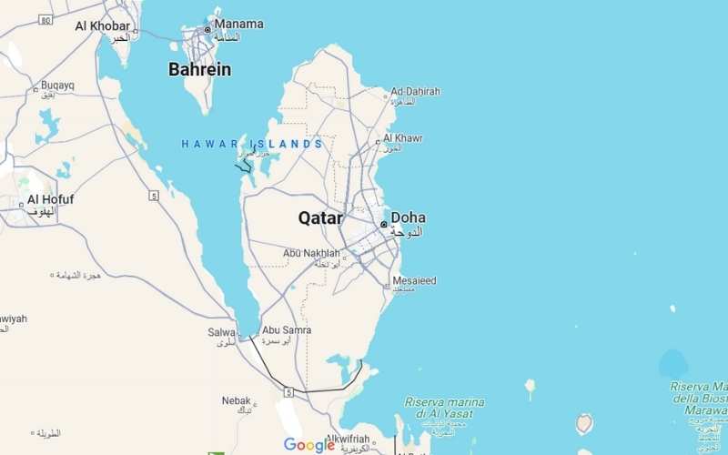 Mappa Qatar